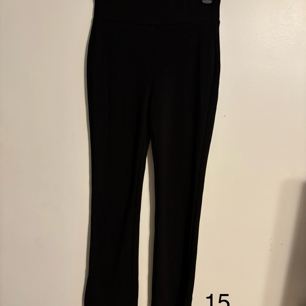 JustFab Black Straight Leg Pants & Jumpsuits